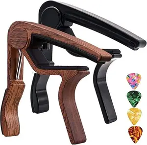 Guitar Capo 2 Pack Capo Guitar Clamp for Acoustic Electric Bass Guitar Ukulele