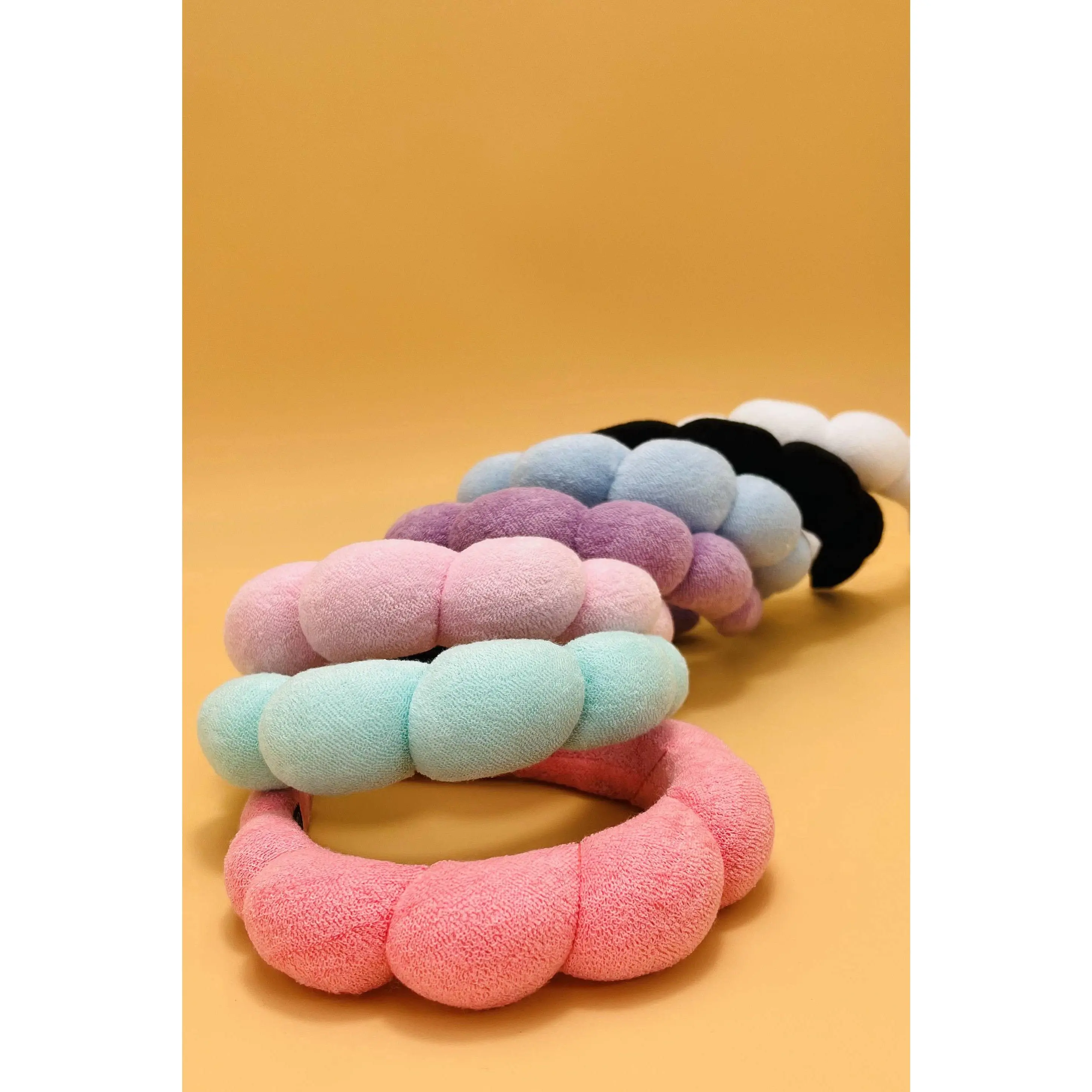 SPA SPONGE TERRY TOWEL HEADBAND FOR BEAUTY CARE