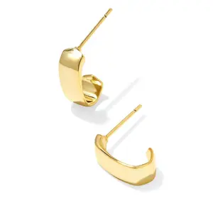 Kendra Scott Traci Huggie Hoop Earrings Ear Jewelry Trendy Everyday Gold
