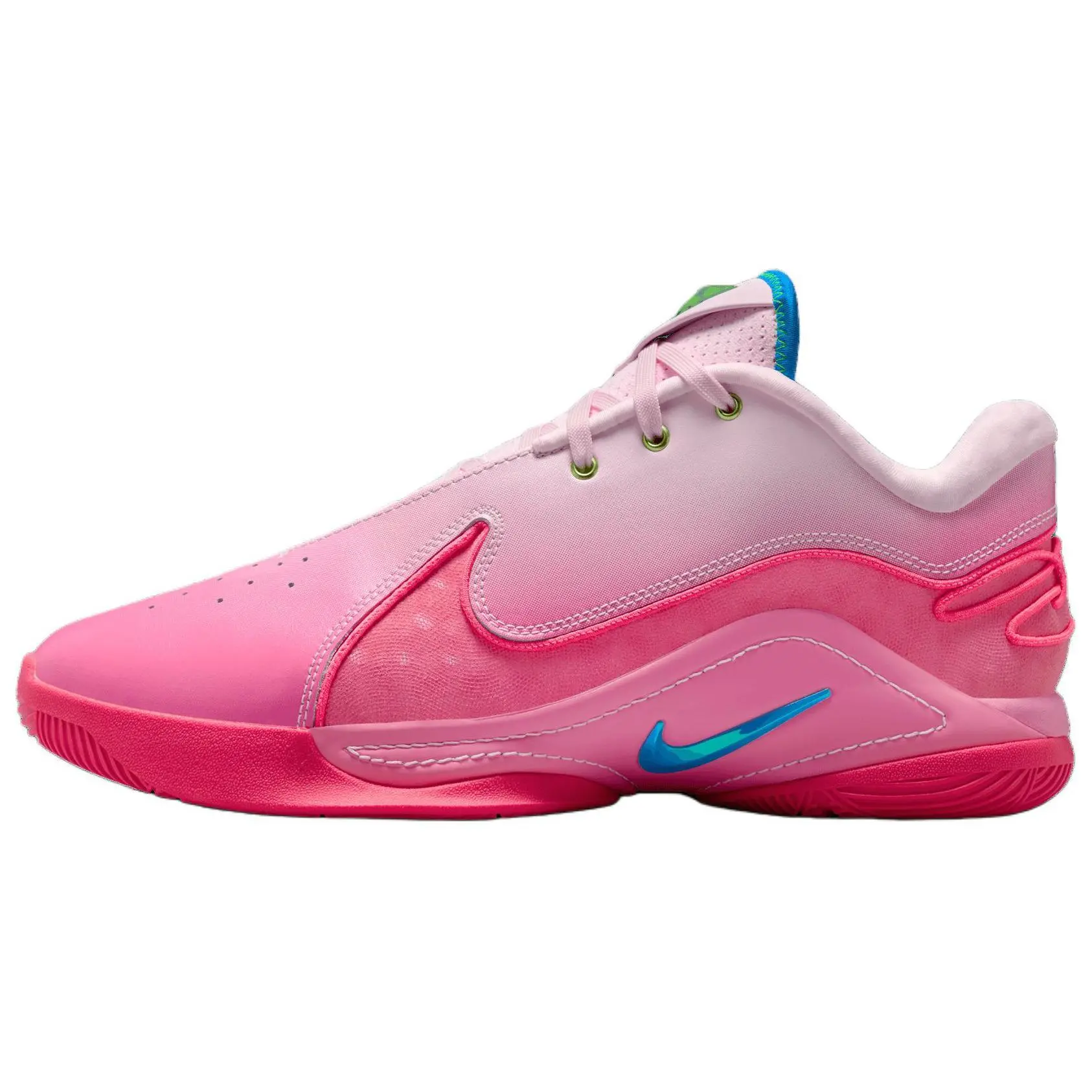 Nike LeBron 22 Anti-Slip Wear-Resistant Low-Top Basketball Shoes Men's Pink White Durable Non-slip HV8456-600