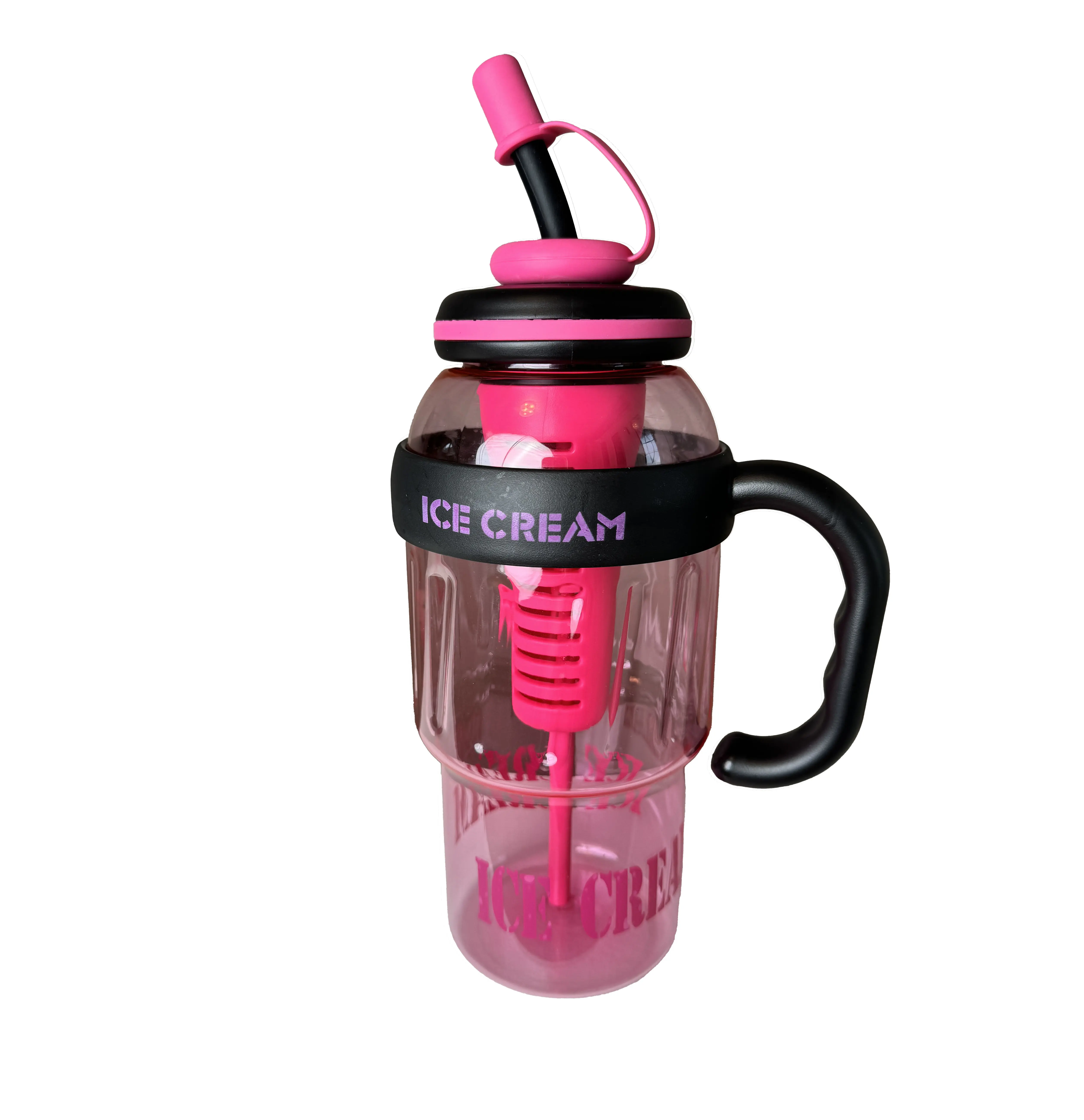 HOWWELL, 40oz, Tumbler, Plastic, with handle, with straw, bottle, drinkware Water Bottles Cup