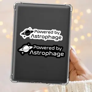 Powered by Astrophage Sticker, Project Hail Mary Inspired Sci-Fi Sticker for Notebooks, Laptops & Water Bottles, Perfect Gift for Andy Weir Fans, BookTok Sci-Fi Readers & Space Nerds