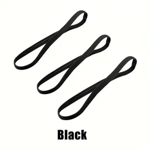 Solid Color Sports Headband, Elastic Headbands, 3 Counts/set High Elasticity Sweat Absorbing Headband, Non-slip Headband for Running Cycling Climbing