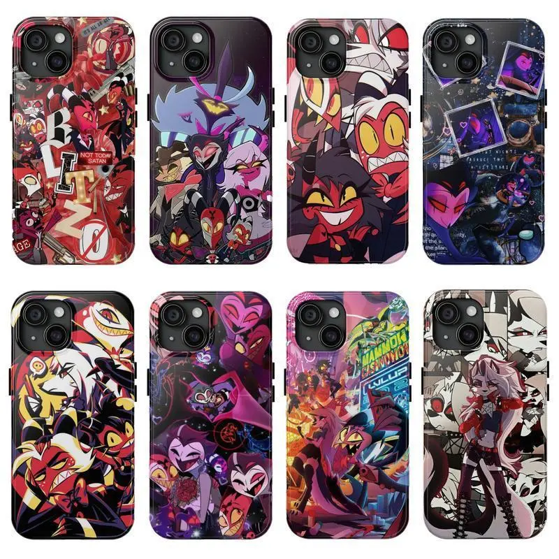 Helluva-Boss Phone Case, Gift For Fan, Phone Case For iPhone 17 16 15 14 13 12 11 Max Plus and For Samsung  S26 S25 24 23 Ultra,Anti-Fingerprint, Durable, Shock-Resistant,Halloween Gift fo Friends,Family., Handheld, Cellphone, Protection