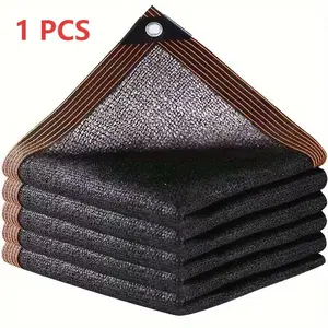 Blackout Cloth (Black) - 10 x 13ft UV-Resistant Shade Net with Reinforced Rivets, Suitable for Outdoor Adventures / Camping / Garden / Patio / Greenhouse.Mesh Shade Cloth shade cloth