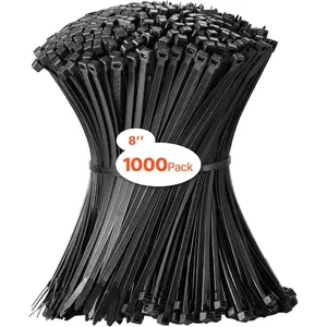 VEVOR 1000 Pack Cable Zip Ties, 12 - inch Heavy Duty Cable Wire Ties with 50LBS High Tensile Strength, Multi - Purpose Self - Locking Nylon Tie Wraps, Heat Cold Resistant for Indoor and Outdoor UseVEVOR Super Brand Day