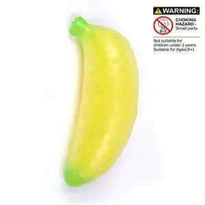 Stress Relief Banana Bead Toy, Realistic Banana Design, Quick Bounce Squeeze, Decompression Squeeze, Office Stress Reliever, Perfect Gift for Festive Parties, Stress Relief Fidgeting, Stress Relief Gadgets, Stress Relief Tool