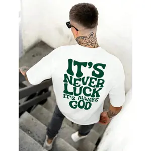 Manfinity LEGND Loose Men Letter & Bull Head Printed Round Neck T-Shirt