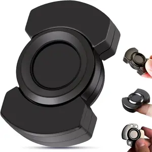 3-in-1 Fidget Spinner Toy for Adult Metal Slider Clicker Spinner Magnetic for Adult Men Office Desk Toy Stress Anxiety Relief ADHD Magnet EDC Cool Gadget Gifts Easter Basket Stuffer - 2Pcs