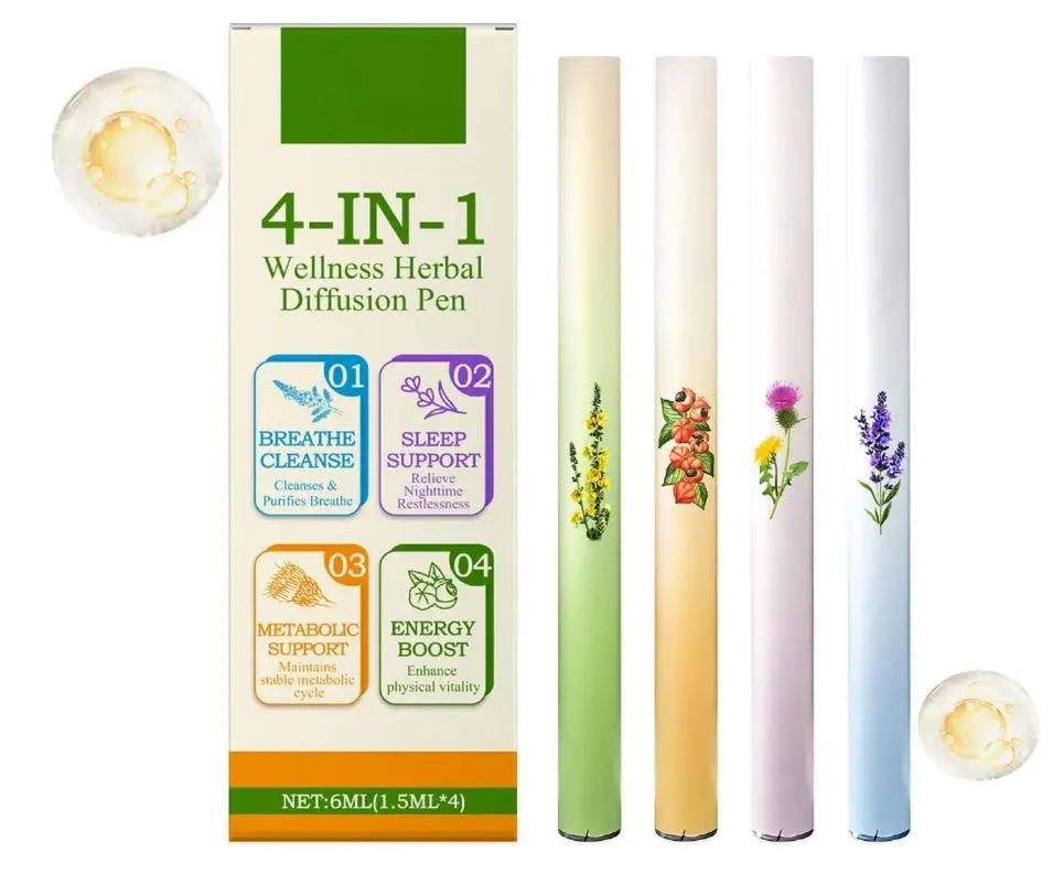 HOT SALE 2026!!! Mullein Herbal Diffuser Pen, (4 Pack)
