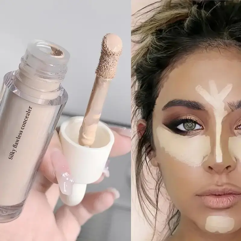 1 multi-purpose facial concealer, Blurring Flawless Coverage, Blurring Under Eye, hides dark circles, acne marks, brightens skin tone, long-lasting and waterproof, facial makeup product, Face Makeup Cosmetic, festival gift for Valentine's Day
