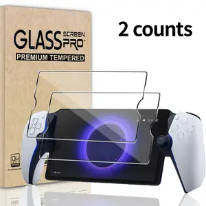 Tempered Glass Screen Protector for Handheld Consoles, 2 Counts Anti-scratch & Anti-fingerprint Screen Protector, Console Accessories for PlayStation Portal Remote Player