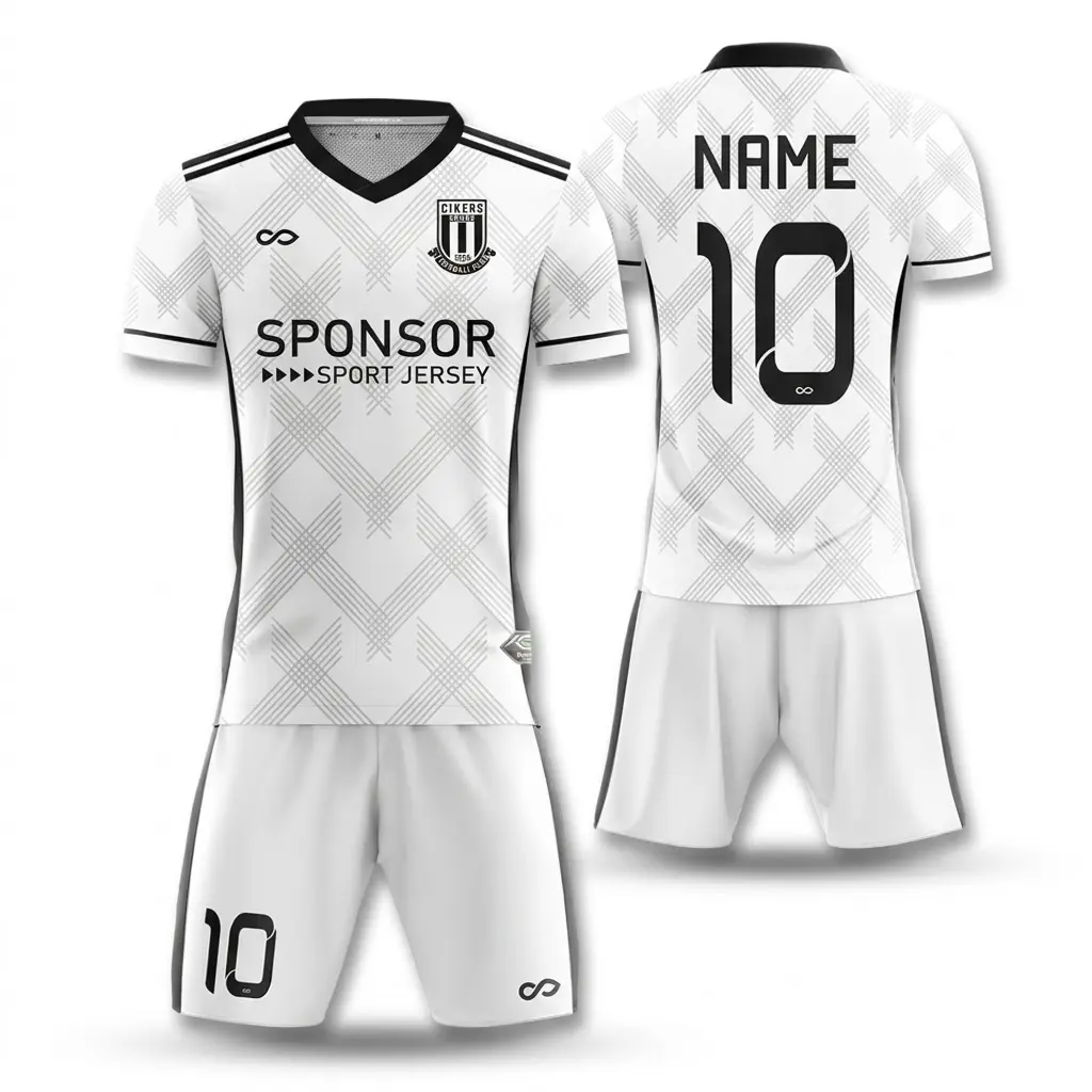 CIKERS Custom Required!Custom Soccer Jersey Sublimation Personalized Soccer Team Jersey, Custom Soccer Shirts Uniform with Name, Number, Team Badge, Gifts for Soccer Lovers