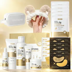 22 Pcs Korean Skin Care, Skin Care Set, Face Mask, Eye Mask, Lip Mask with Cleansing Gel, Toner, Eye Cream, Serum, Essence Cream for Women Teen Girls Mom Daughter Mother's Day Christmas Birthday