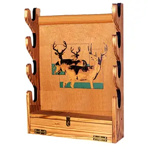 Rifle Rack How-to Book; Paper Pattern Plan to DIY and Easily Build San Angelo Gun Wall Stand