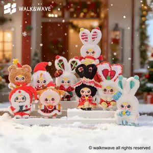 Baby Three Merry Christmas Series Stuffed toy Blind Box–Adorable Holiday Collectible Plush Toys, Cute Soft Dolls , Surprise Gift Decoration Ornaments
