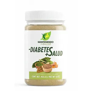 Manteniendo Tu Salud Menos Diabetes Mas Salud Powder, With Moringa Leaf & Soursop Leaf, 16 Oz Dietary Supplement