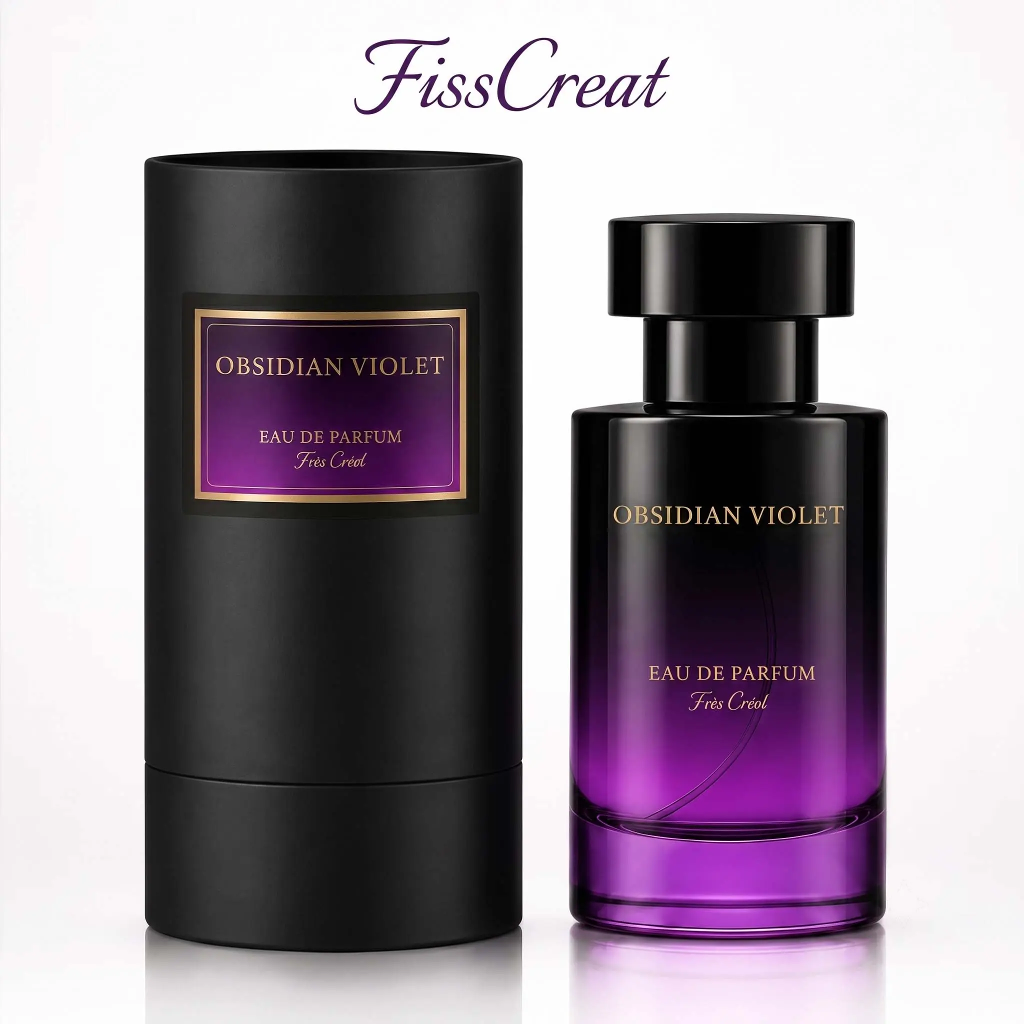 Obsidian Violet Eau de Parfum for Women, 50ml Long Lasting Perfume with Notes of Vanilla, Sandalwood & Jasmine, Floral Gourmand Women's Fragrance, Ideal Gift for Her