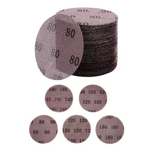 VEVOR 5-inch Mesh Abrasive Sanding Discs, 50PCS 120 Grit Anti-Clogging Ceramic Sandpapers Dust Free, Hook-and-Loop Sanding Discs for Metal Wood Plaster Sanding, Car Body Repair, Paint RemovalVEVOR Super Brand Day