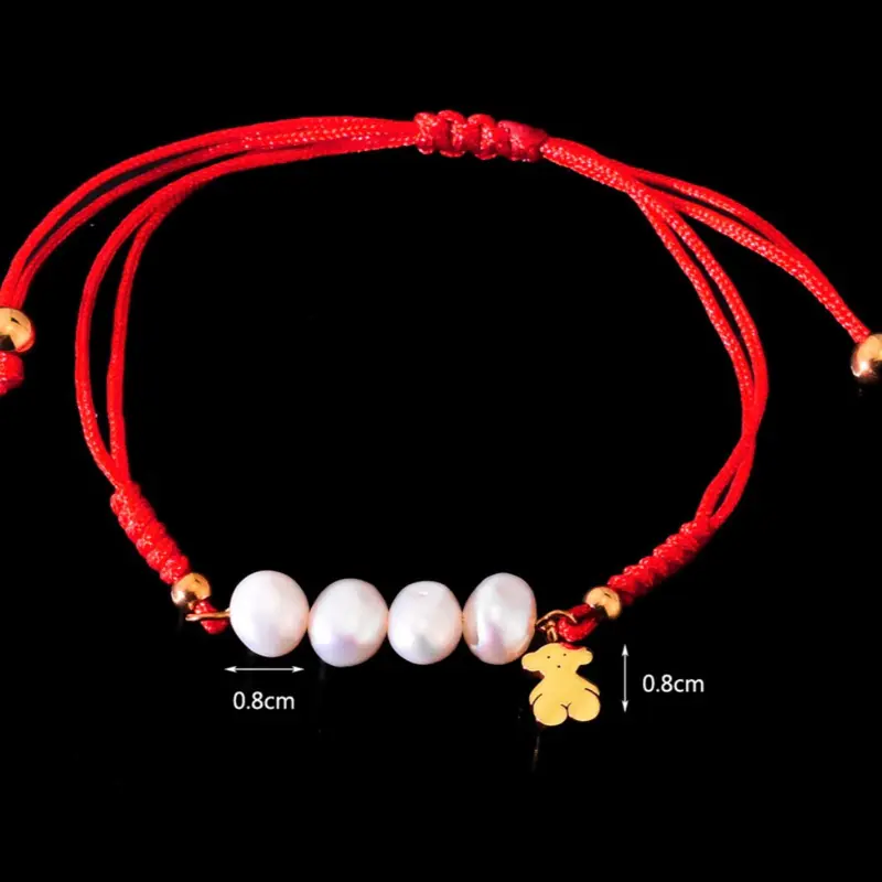 Elegant, Simple Teddy Bear Bracelet