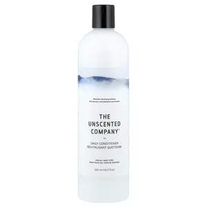 The Unscented Company Daily Conditioner, For All Hair Types, Fragrance Free, 16.9 fl oz (500 ml)