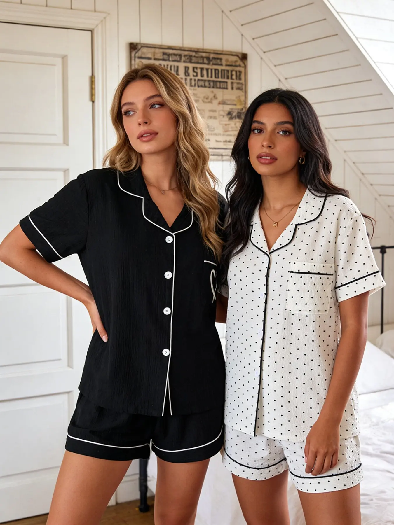 Coquette Women's Sleepwear Loungewear Set,soft girly sleepwear,Casual Lapel Button Front Shirt and Pants, Comfortable Ladies' Pajamas, Cute Spring Clothes,cottagecore pajamas set, Pjs, Fitted, Womenswear, Print
