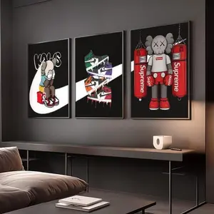 Hypebeast Kaws Poster Set of 3 - Printable Kaws Print UNFRAMED