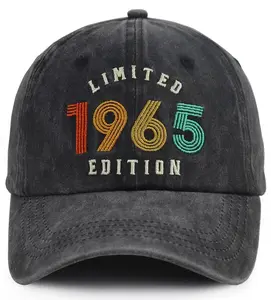 Limited 1965 Edition Baseball Cap - Men's and Women's 50th, 60th, 70th Birthday Party Hat (Sports & Outdoor Accessory)