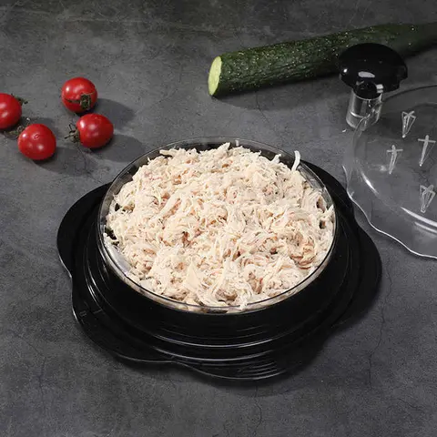 Chicken Shredder - Durable Multifunctional Plastic Kitchen Utensil with Detachable Plate, Non-Slip Handle, Quick Meat Shredding for Chicken & Other Meats, Easy Cleaning & Storage Cooking Tool, Cooking Tools