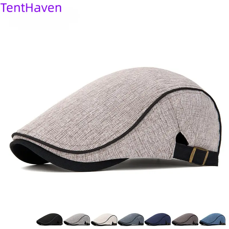 2026 Hat Sunscreen Hat Sunshade Hat Spring and Summer Men's Forward Hat Duck Tongue Hat Versatile Beret Women's Fashion Newspaper Child Hat