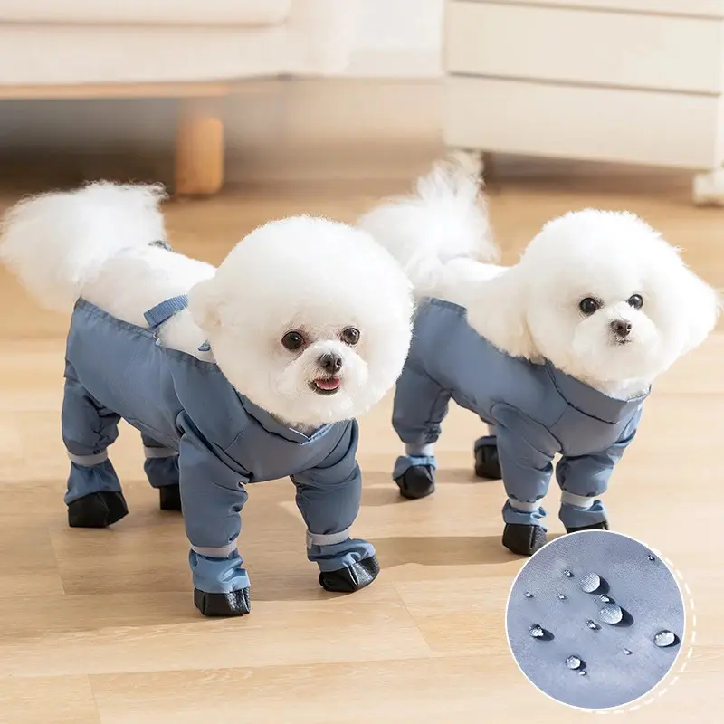 Dog Paw Protector Gaiters - Adjustable Suspender Boots, Easy Clean Dirt Guard Pants, Universal, Lightweight, Scratch-Free Floors, Indoor/Outdoor Use, Cool All-Day Paws, Comfortable Classic Set, Outside