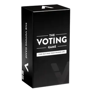The Voting Game - The Hilarious Adult Party Card Game About Finding Out Who Your Friends are for White Elephant Parties, Stocking Stuffers + Board Games Night with Friends