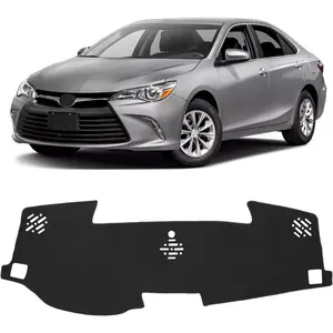 Dash Cover for 2015-2017 Toyota Camry, Dashboard Mat Accessories Dash Cover Sunshade Nonslip Mesh Protector No Glare Black
