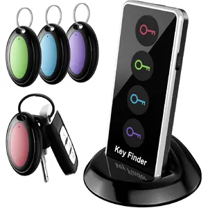 Lost Remote Finder with LED Light 131ft RC Range Key Finder Locator Making Noise Find My Keys Classic Version with Flashlight Loud Beeper Indoor & Outdoor Use