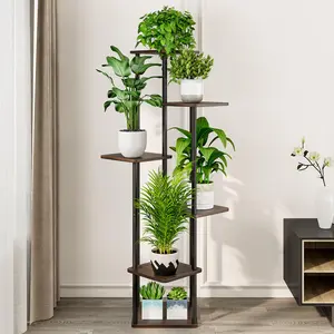 4 Tier 5 Tier 6 Tier Plant Stand Indoor Metal Flower Shelf for Multiple Plants Corner Tall Flower Holders Organiser Racks Home Design Decorative Pot