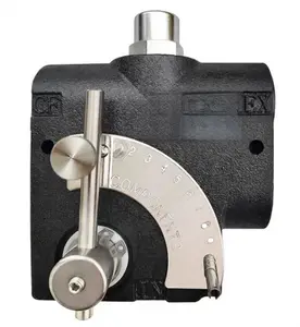 Pressure Compensating Variable Hydraulic Flow Control Valve w/Relief Compatible with FCR51-3/4 or PFC51-3/4, Hydraulic Pressure Relief Valve 3/4” NPT Port Size, 0-30 GPM