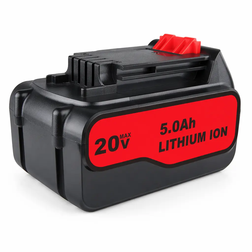 20V 5.0Ah Lightweight Ultra Lithium Max Rechargeable Battery Pack for Black+Decker 20V MAX Cordless Power Tools, High Capacity Batteries for Mowers & Outdoor Power Tools/Outdoor Devices, Compatible with LBXR20, LB20, LBX20, LBX4020