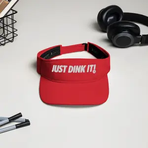 Fun Embroidered Tech Fabric Visor