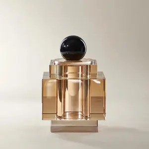 Z Gallerie Deco Perfume Bottle - Amber&Graphite Decorative Fragrance Organiser Glass