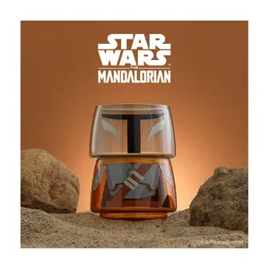 Star Wars Stackable Mandalorian Stackable Glasses - 8 oz Star Wars Stackable Mandalorian Stackable Glasses - 8 oz