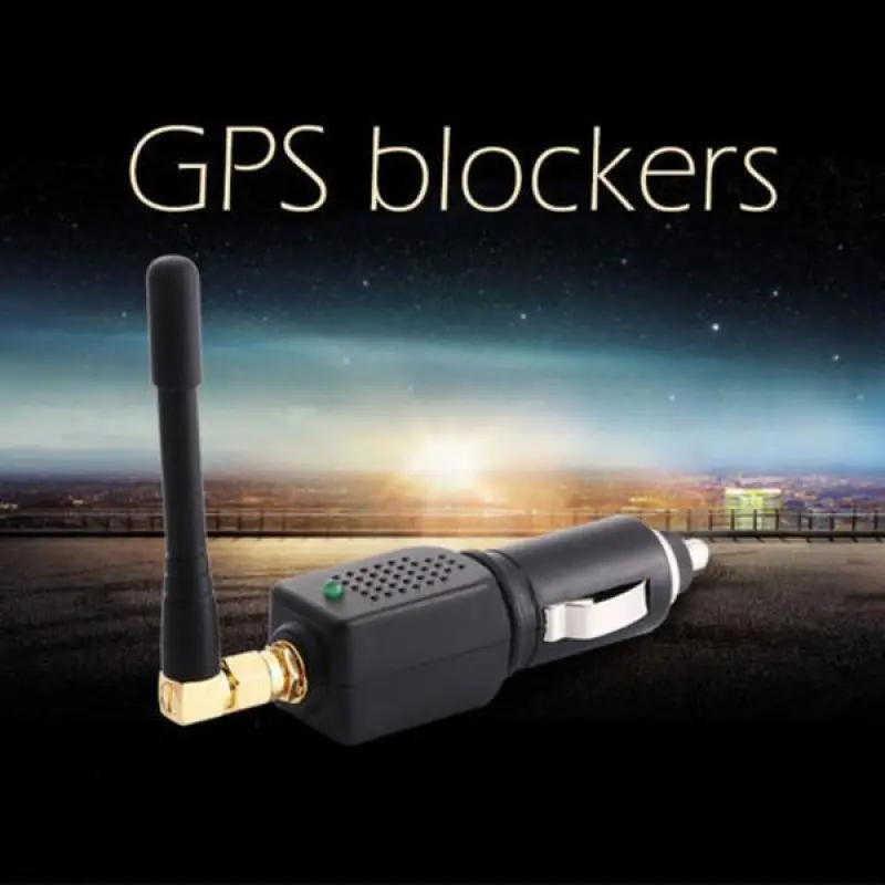 Aston DigitalCar GPS Blocker for Cars, DC 12-24V Portable Privacy Security Anti-Tracking Device, 0.3W Black ABS Travel Accessory with 5-15m Range & Frequency Range, Indoor/Outdoor Use
