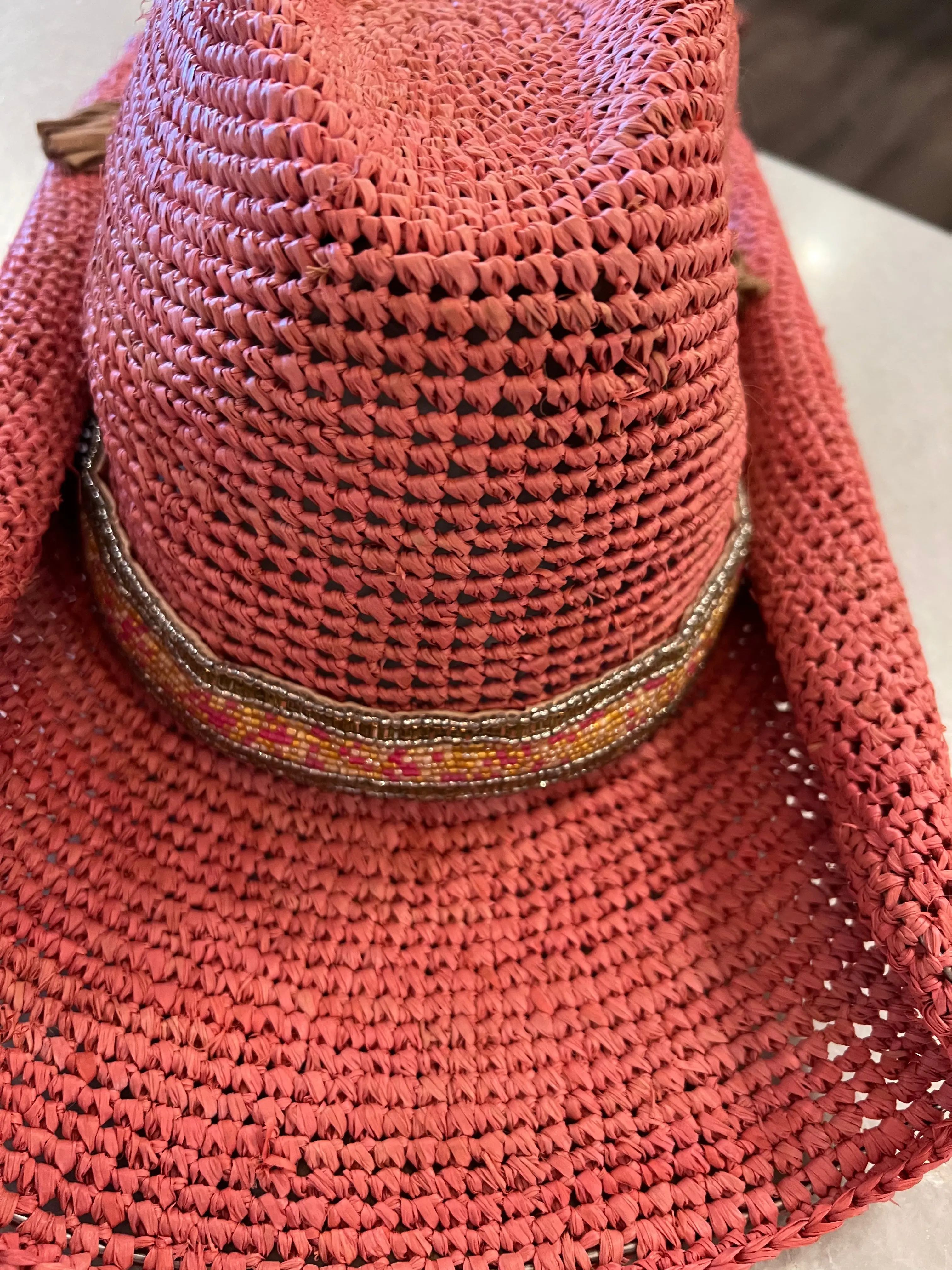 Skyler: Crochet Raffia/Bead Cowboy