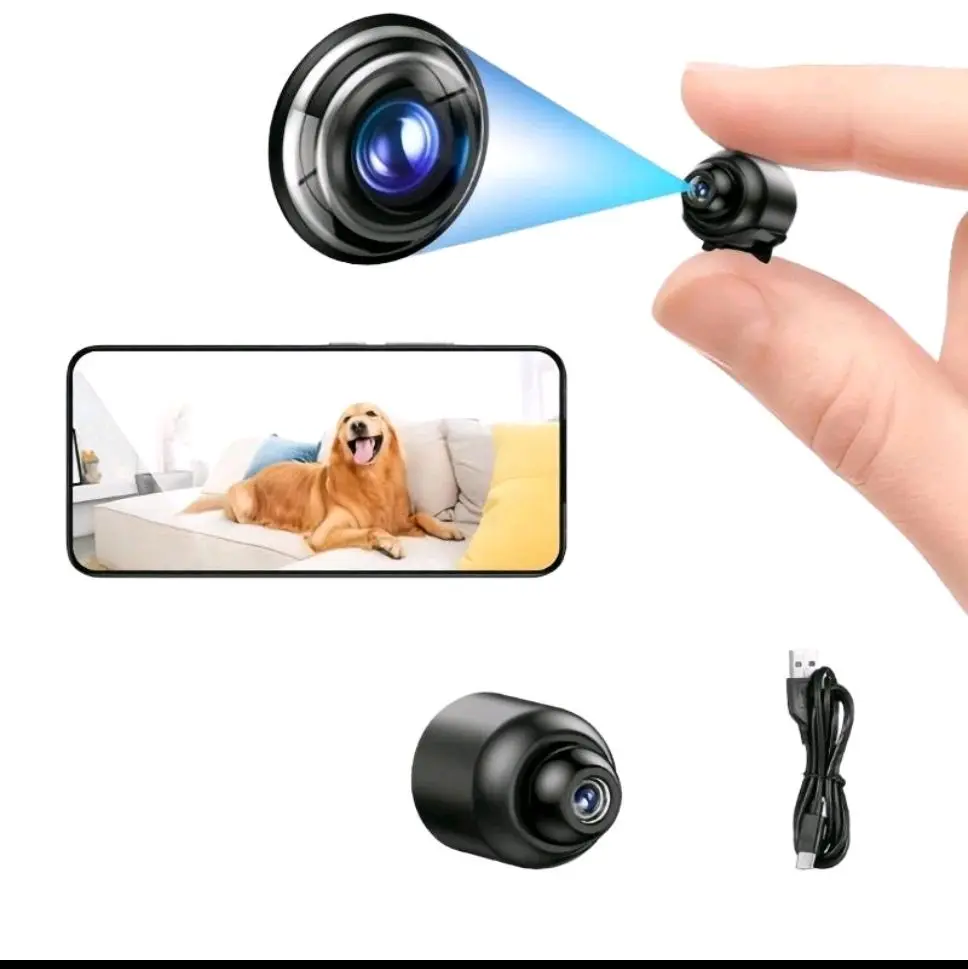 Wireless Mini Surveillance Camera, Indoor Home Security Monitoring Camera, Home Camera System, Security Cameras Wireless