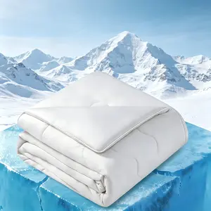 【Day Gift】Macinso Cooling Comforter King Size for HotSleeper and Night Sweats, Reversible GreyCooling Blanket Queen Size, BreathableSummer Quilt, Lightweight Soft BreathableSilky satin,Q-Max>0.5 Arc-Chill,Pet &Outdoor Summer Cooling Blanket
