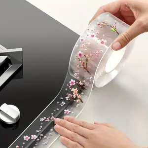 Kitchen Beauty Seam Stickers, Waterproof And Mildew-proof Stove Edge Sealing Water Strips, Dishwashing Pool Toilet Edge Gap Sink Waterproof Stickers, Transparent Self Adhesive Tape