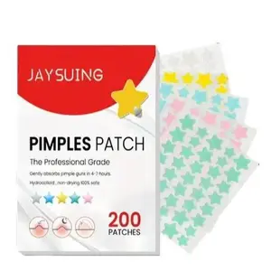 Hydrocolloid Pimple Patches, Mild and Non-Irritating, 200/400 pcs, 5 Color 3 Sizes: 10mm, 12mm & 14mm - Makeup Eyelashes Acne Facial