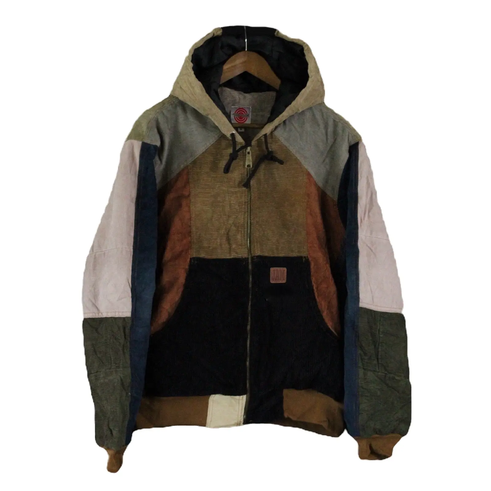 "THE CORD" Corduroy Reworked Patchwork Coat "THE CORD" Corduroy Reworked Patchwork Coat
