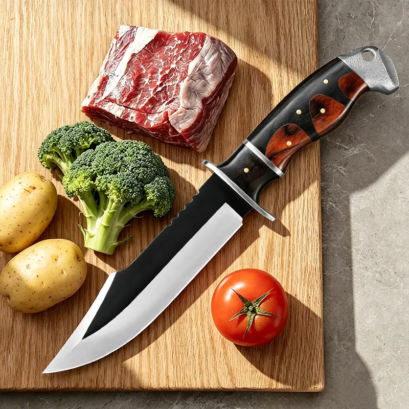 Chef Knife,Cooking Knife,Multi-purpose Kitchen Knife For Meat And Veggies,High Carbon Steel,Home Kitchen