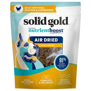 Solid Gold Air Dried Meal or Topper, For Dogs, Chicken Recipe, 16 oz (454 g)