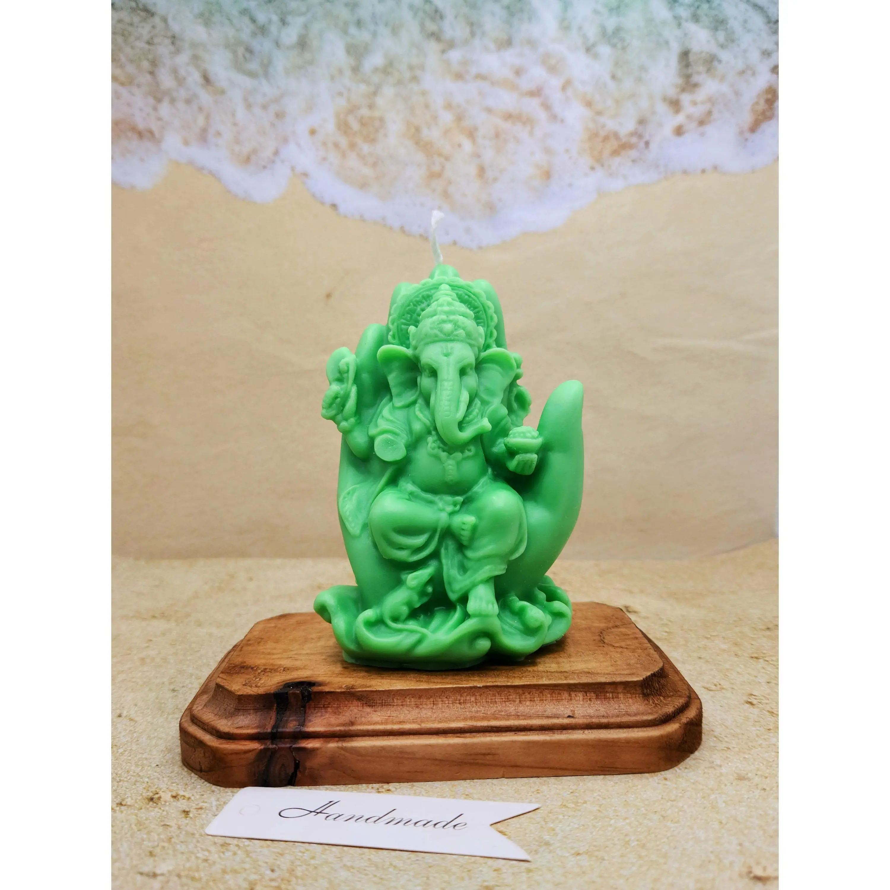 Buddha Elephant Candle Ganesha